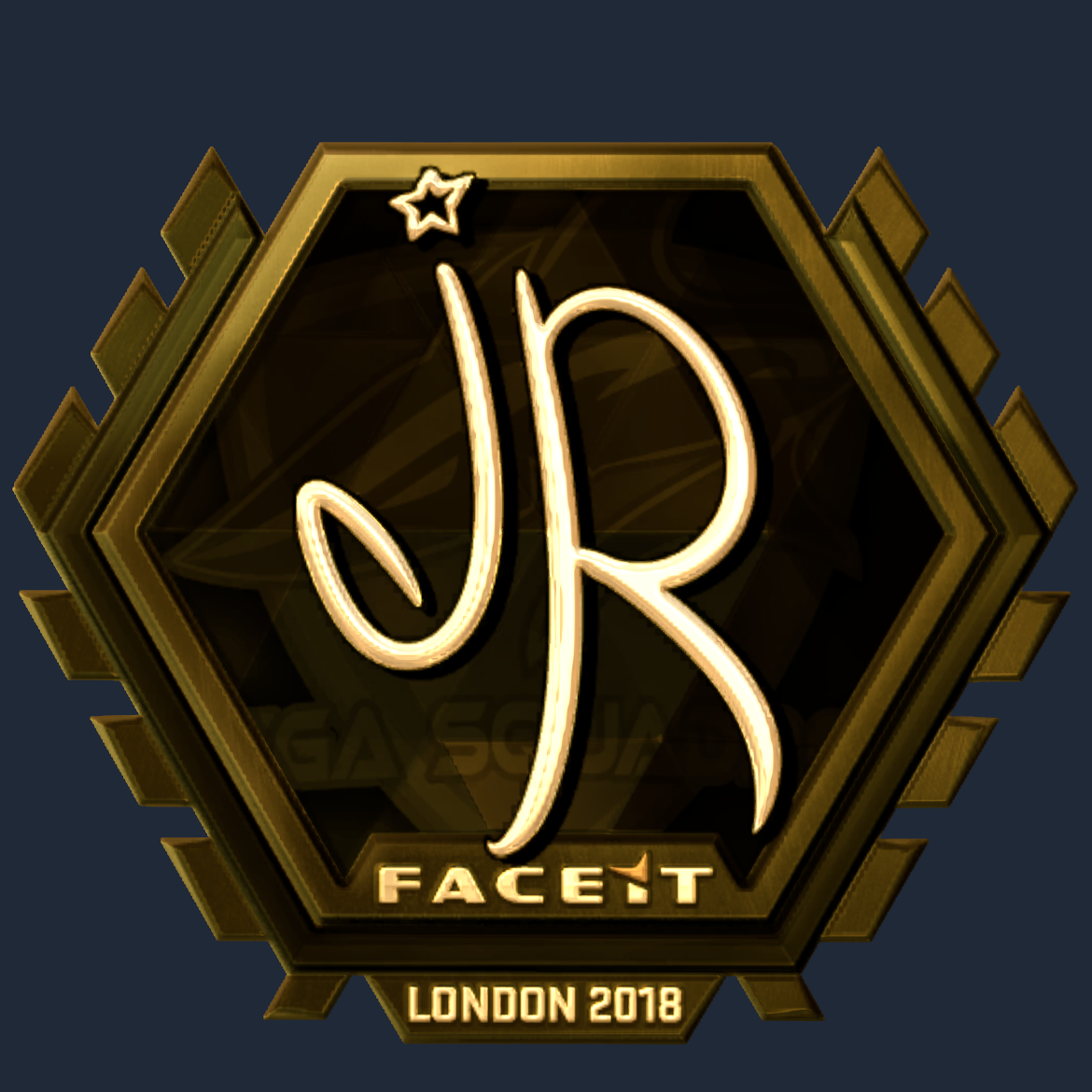 Sticker | jR (Gold) | London 2018 Screenshot