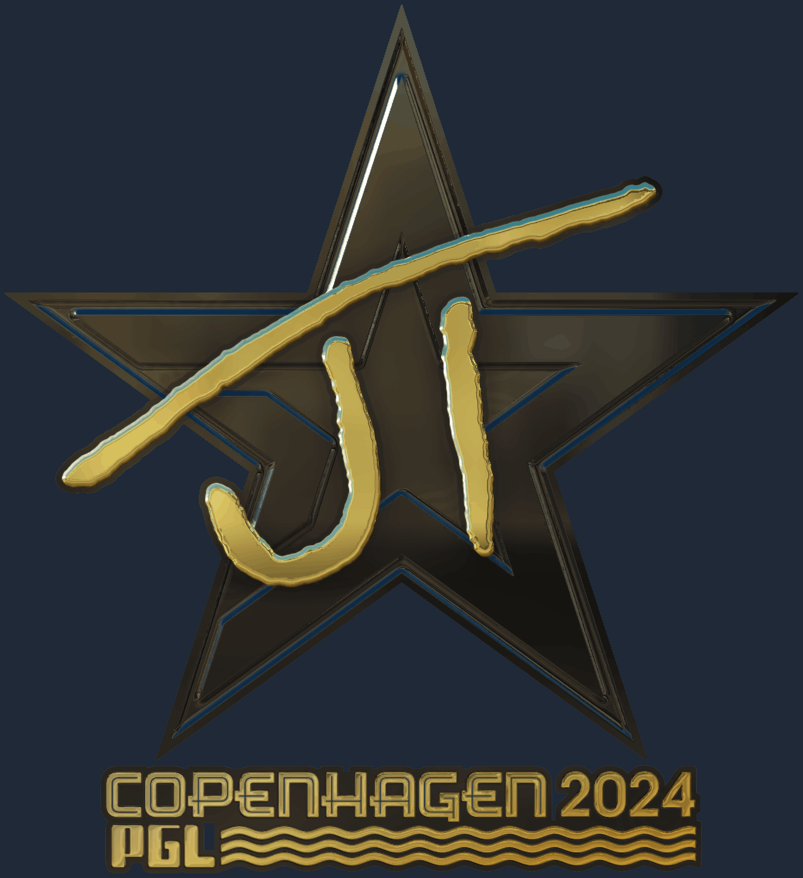 Sticker | JT (Gold) | Copenhagen 2024 Screenshot
