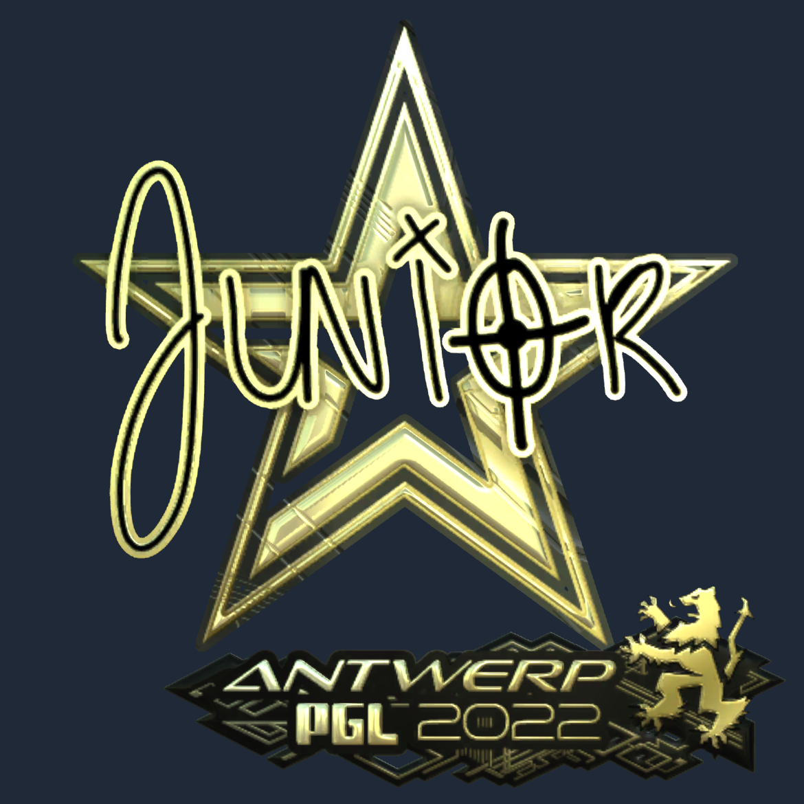 Sticker | junior (Gold) | Antwerp 2022 Screenshot