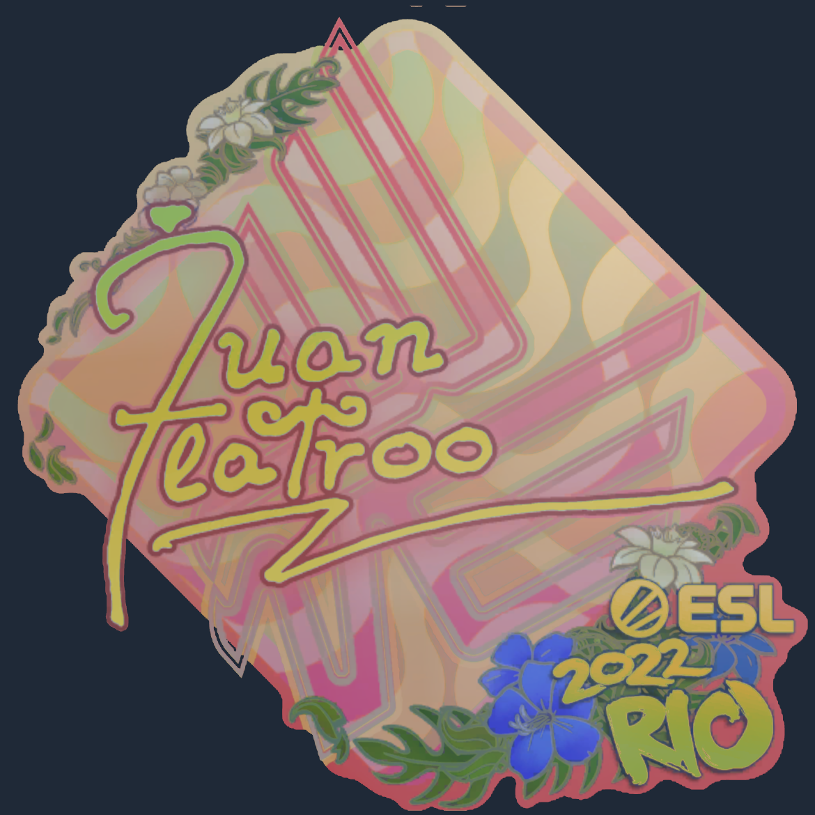 Sticker | juanflatroo (Holo) | Rio 2022 Screenshot