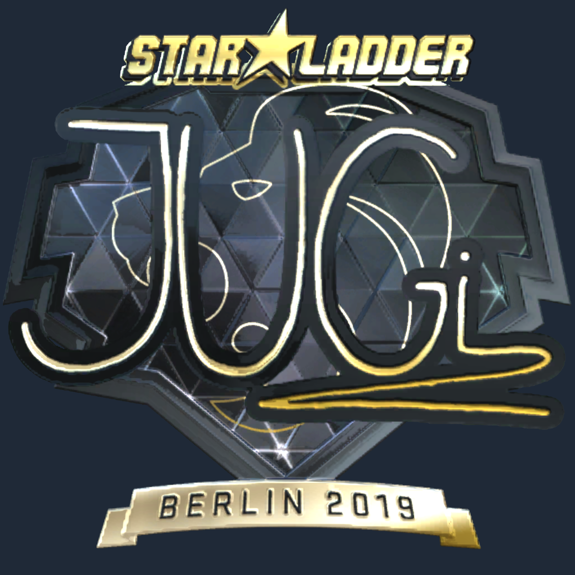 Sticker | JUGi (Gold) | Berlin 2019 Screenshot