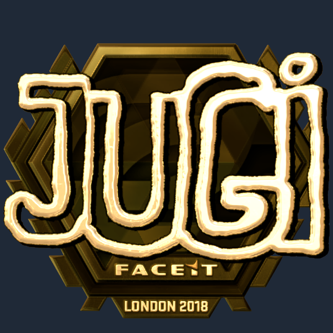 Sticker | JUGi (Gold) | London 2018 Screenshot