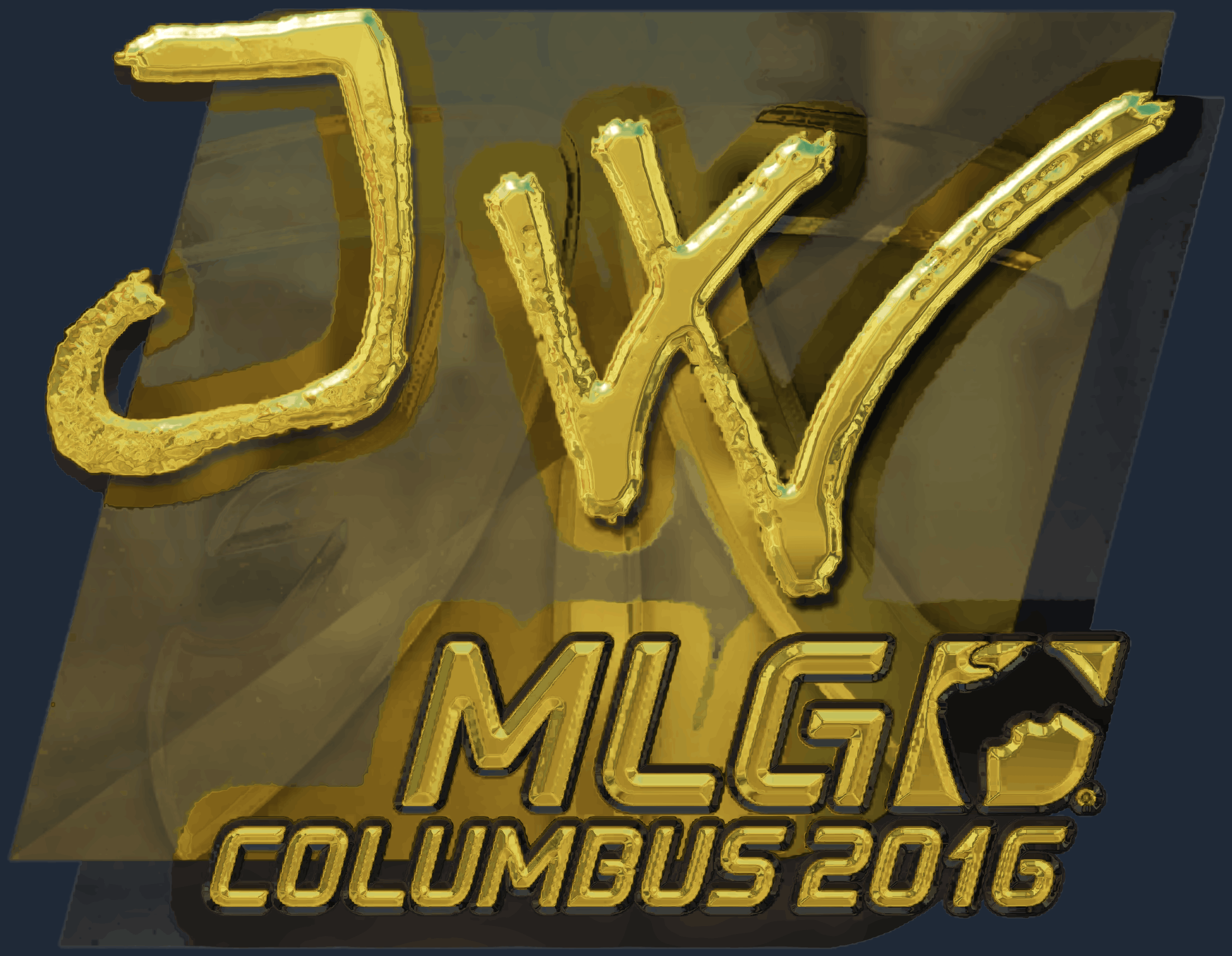 Sticker | JW (Gold) | MLG Columbus 2016 Screenshot