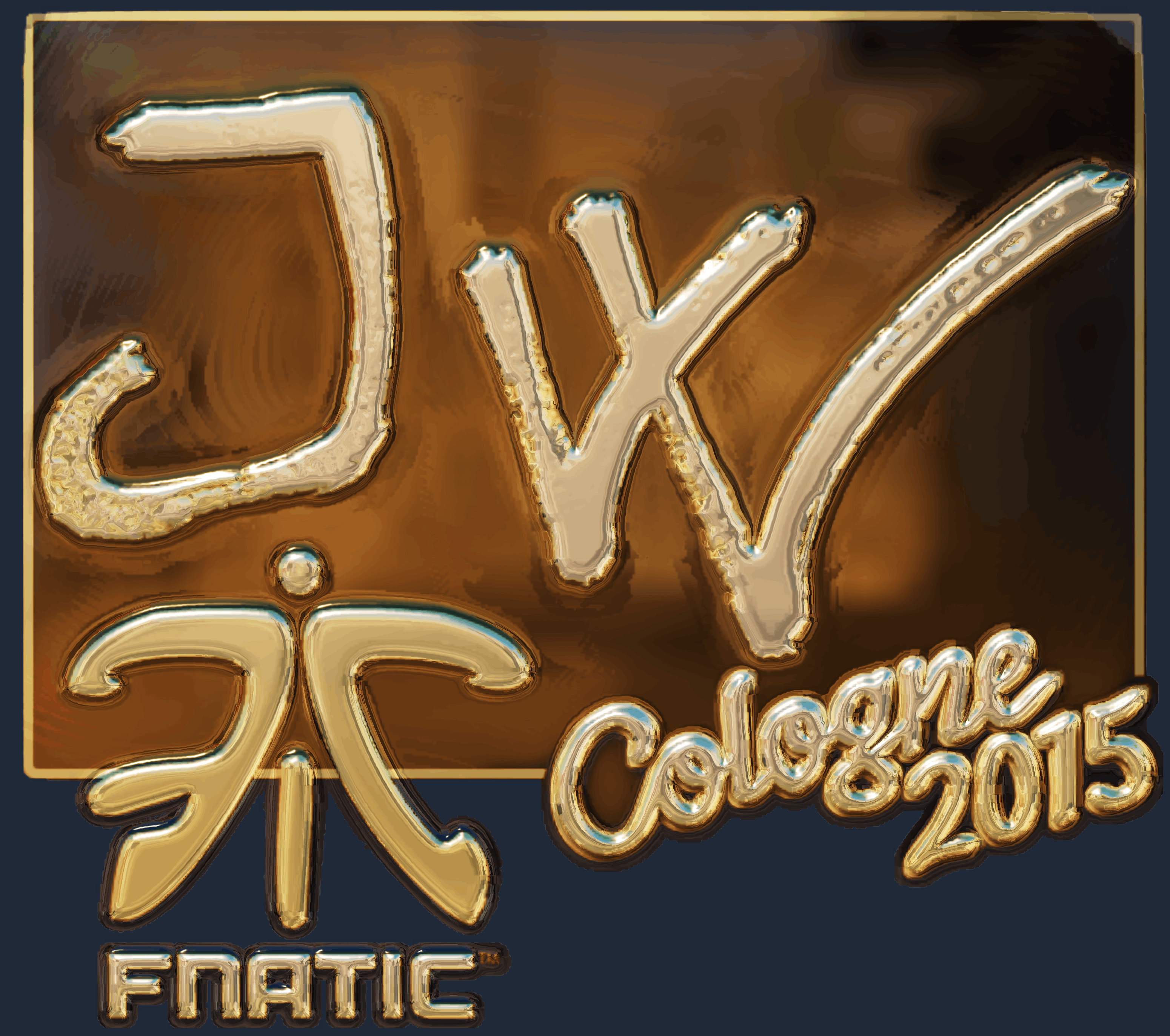Sticker | JW (Gold) | Cologne 2015 Screenshot