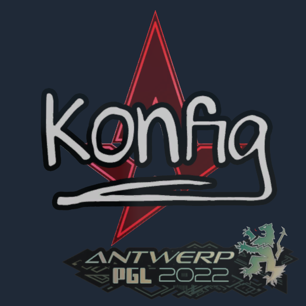 Sticker | k0nfig | Antwerp 2022 Screenshot