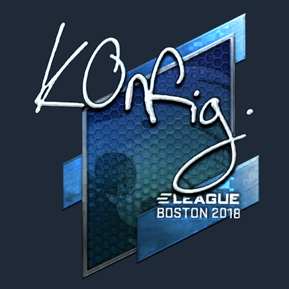 Sticker | k0nfig (Foil) | Boston 2018 Screenshot