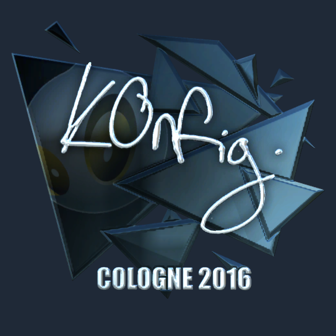 Sticker | k0nfig (Foil) | Cologne 2016 Screenshot