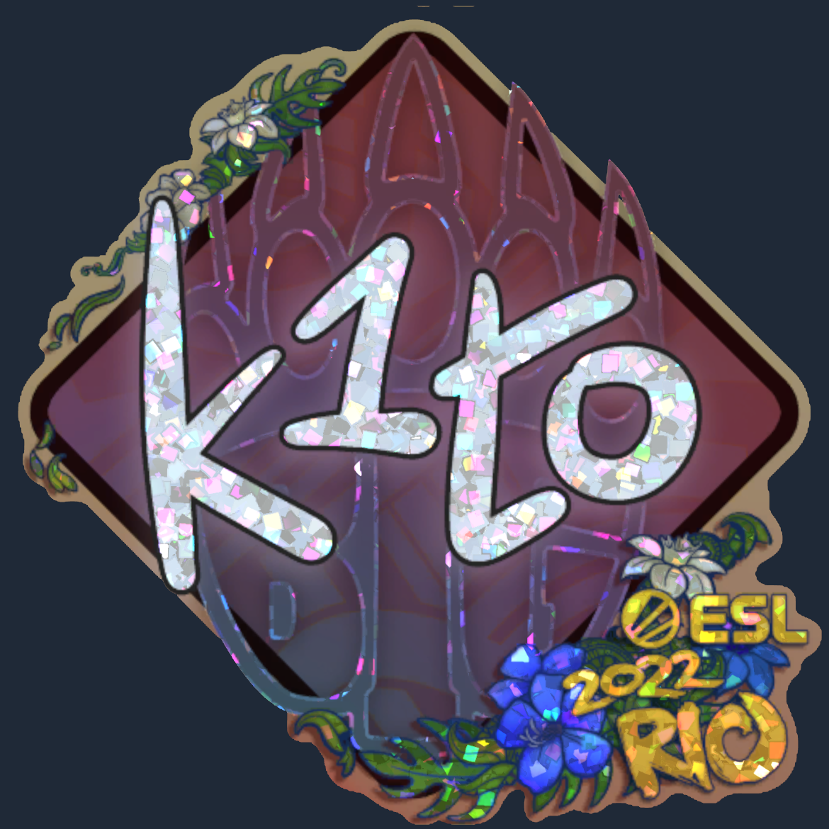 Sticker | k1to (Glitter) | Rio 2022 Screenshot