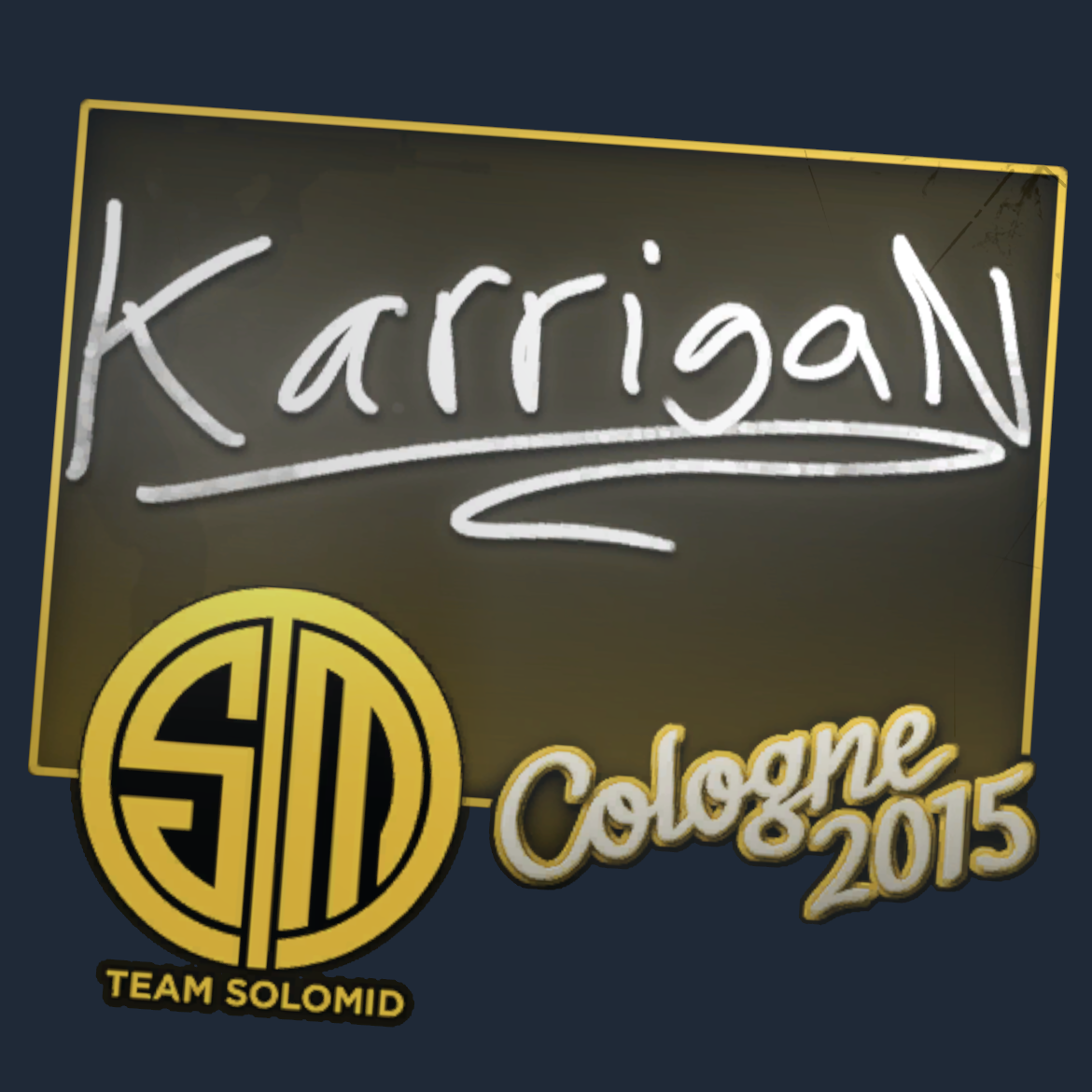 Sticker | karrigan | Cologne 2015 Screenshot