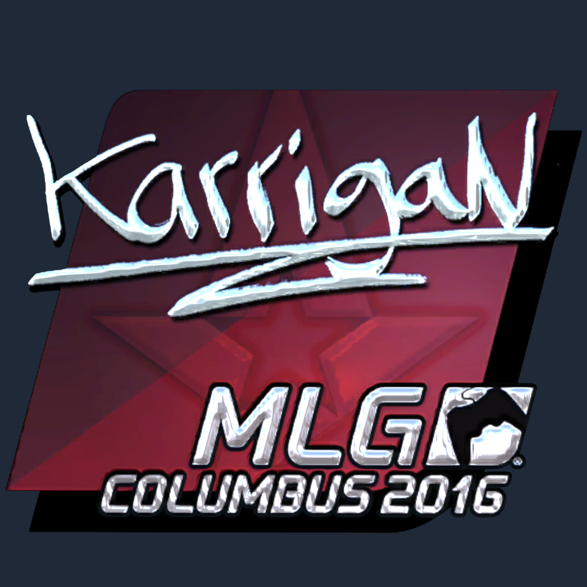 Sticker | karrigan (Foil) | MLG Columbus 2016 Screenshot