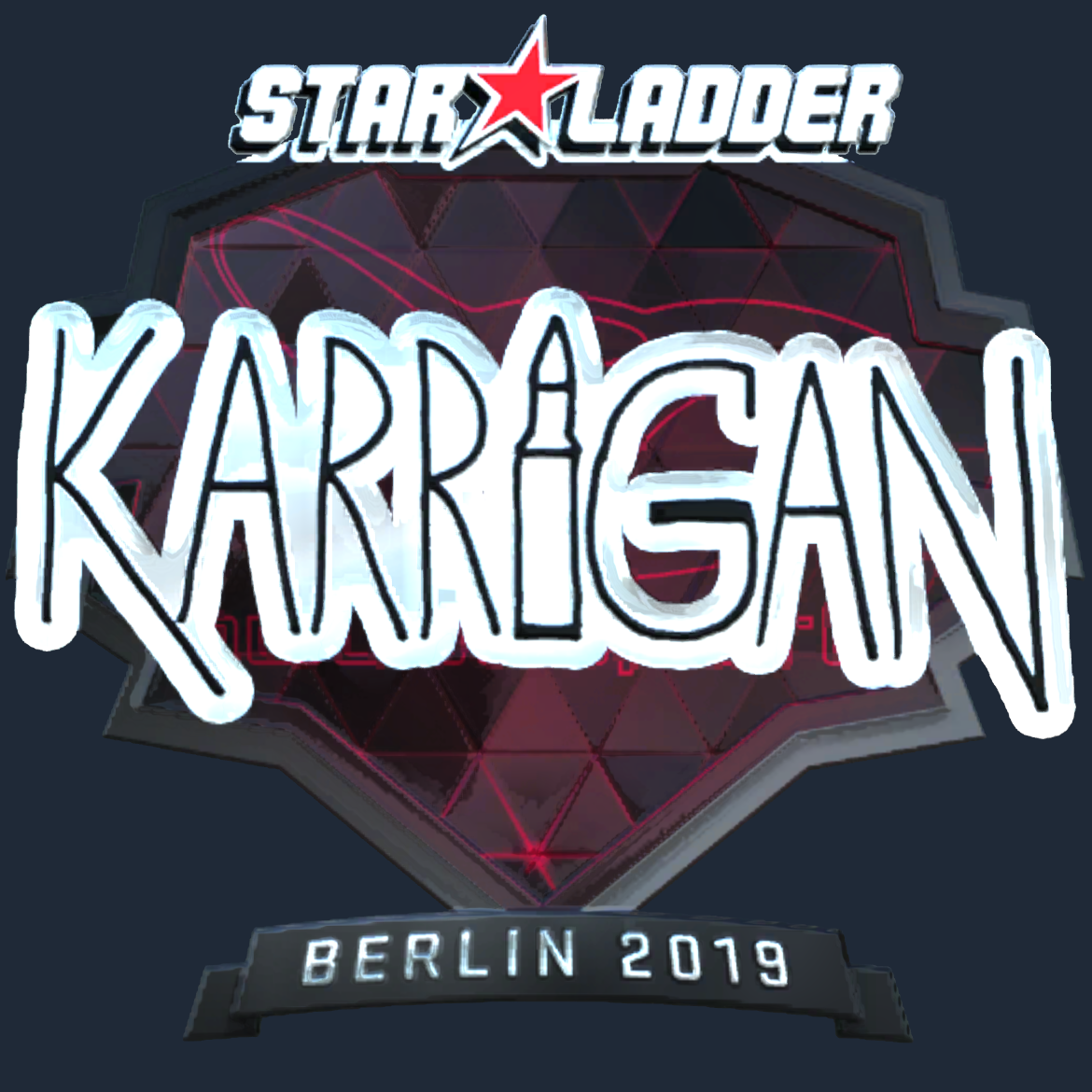 Sticker | karrigan (Foil) | Berlin 2019 Screenshot
