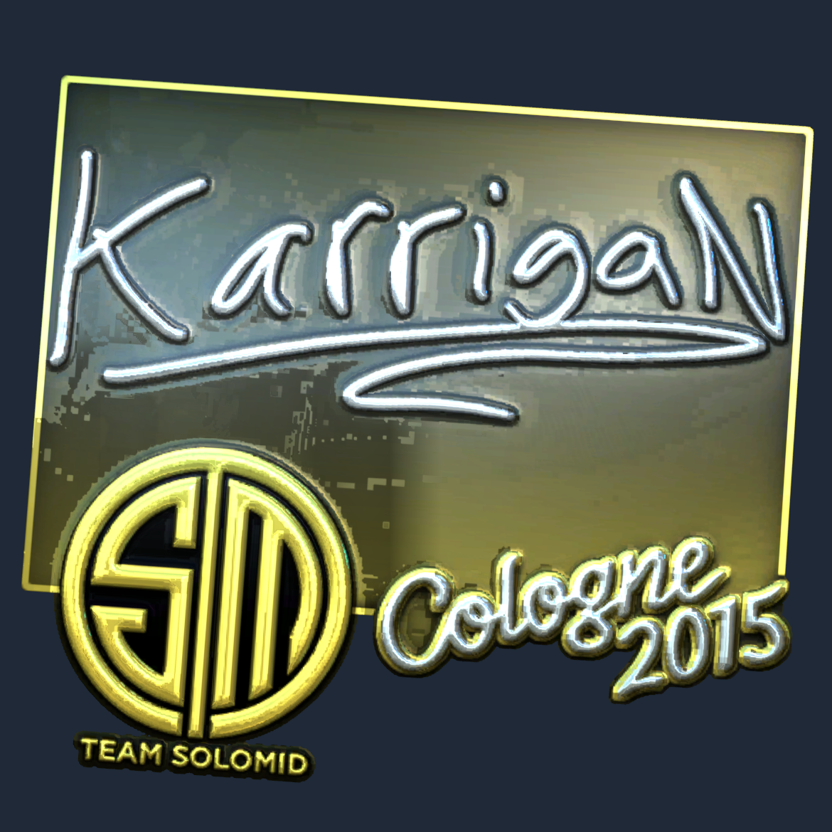 Sticker | karrigan (Foil) | Cologne 2015 Screenshot