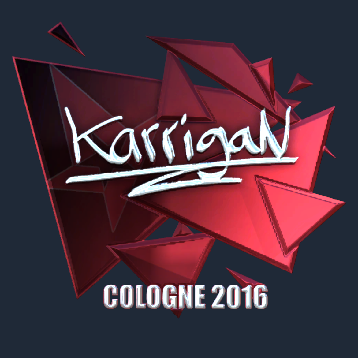 Sticker | karrigan (Foil) | Cologne 2016 Screenshot