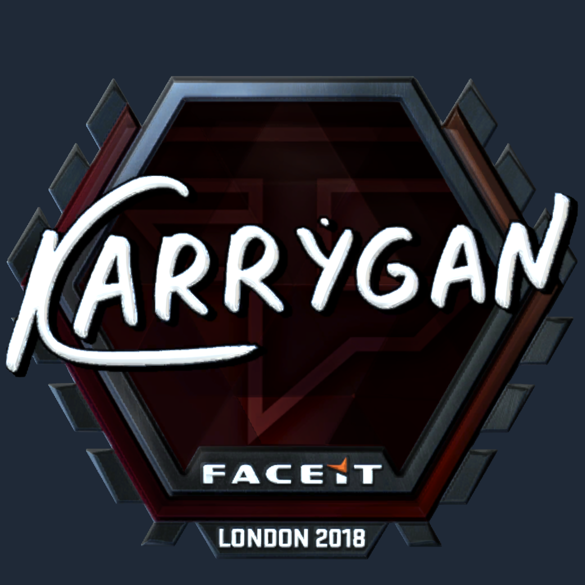 Sticker | karrigan (Foil) | London 2018 Screenshot