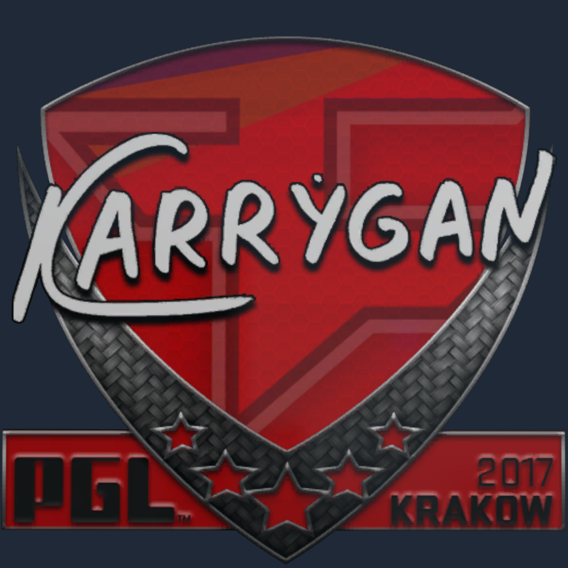 Sticker | karrigan | Krakow 2017 Screenshot