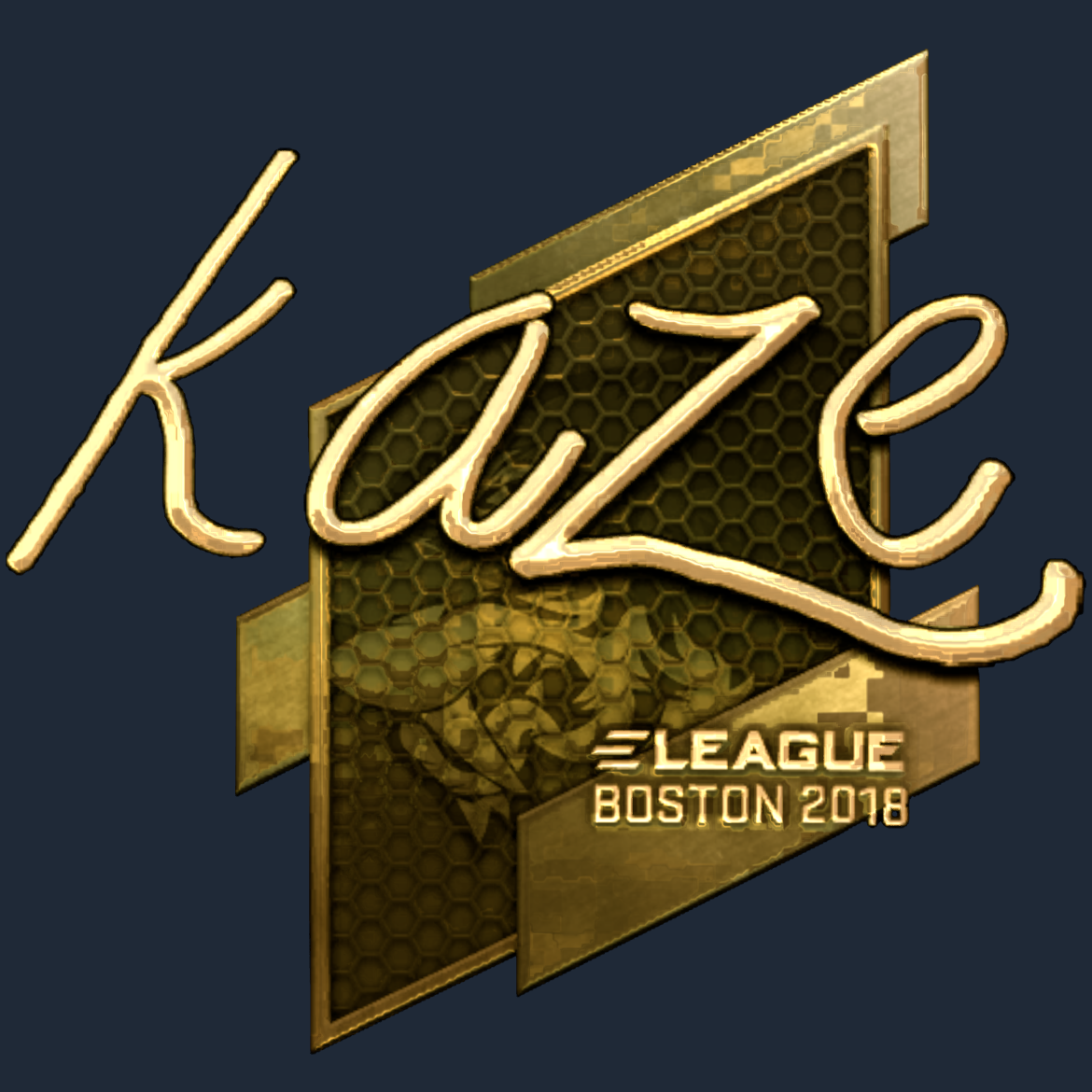 Sticker | Kaze (Gold) | Boston 2018 Screenshot