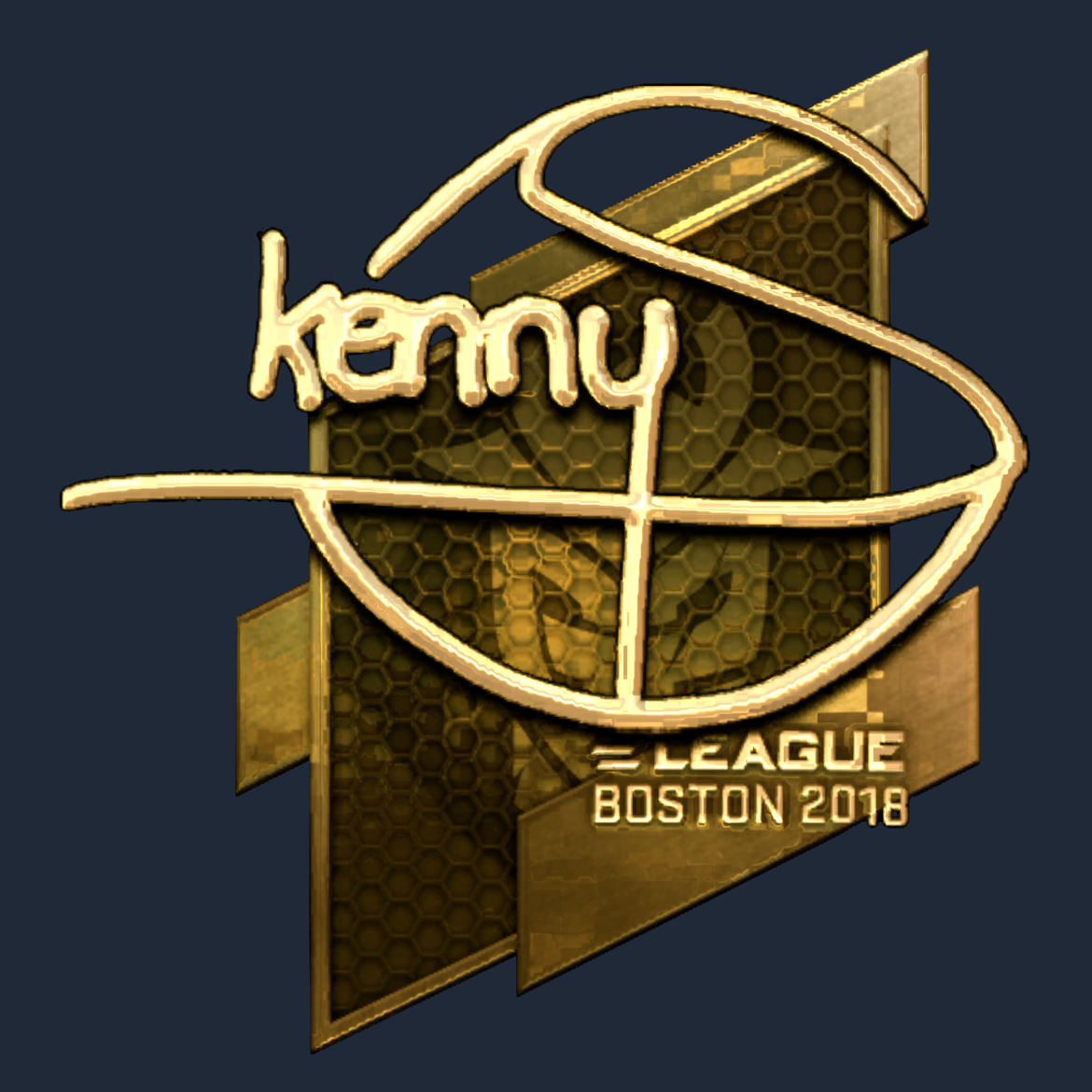 Sticker | kennyS (Gold) | Boston 2018 Screenshot