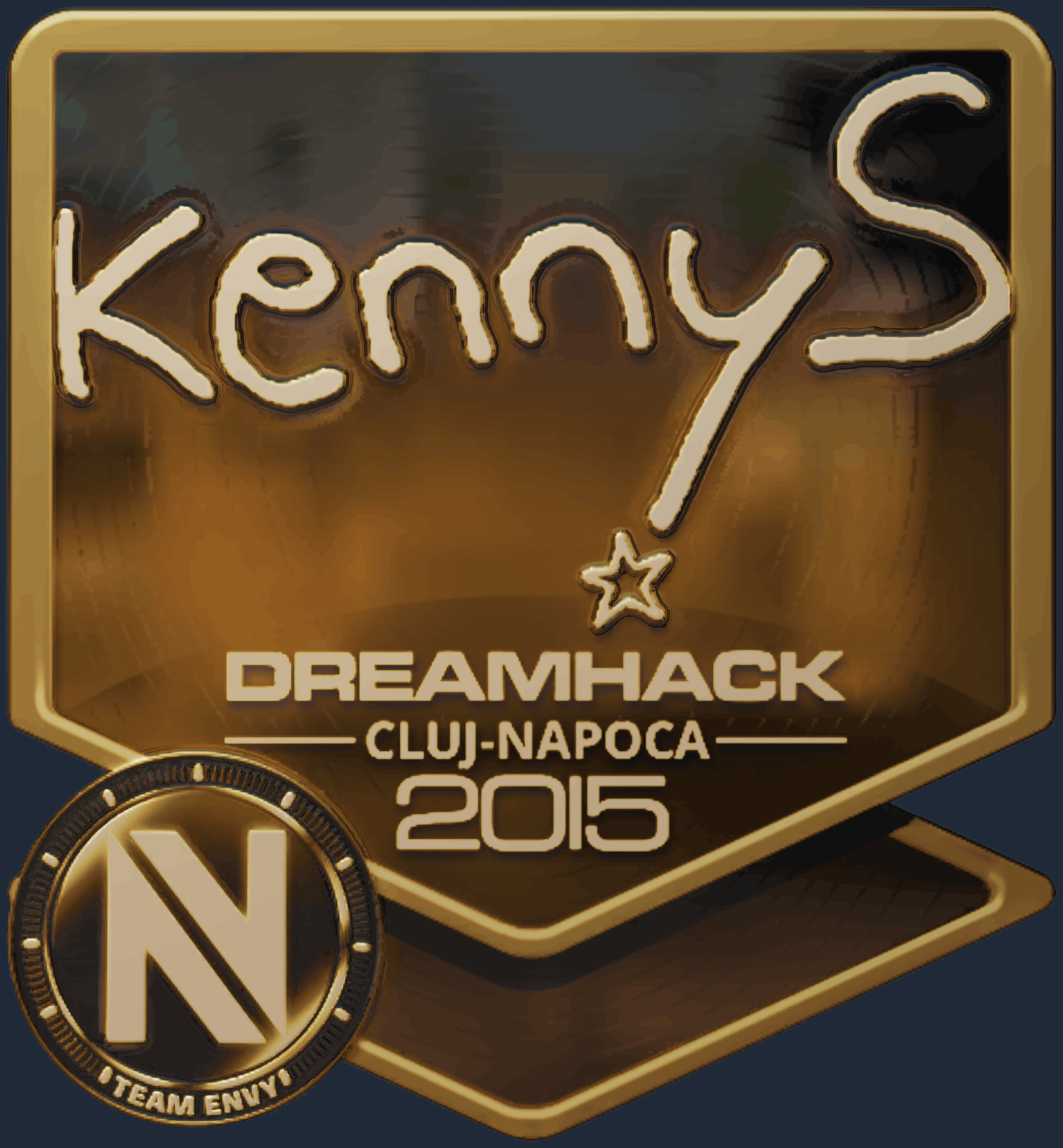 Sticker | kennyS (Gold) | Cluj-Napoca 2015 Screenshot