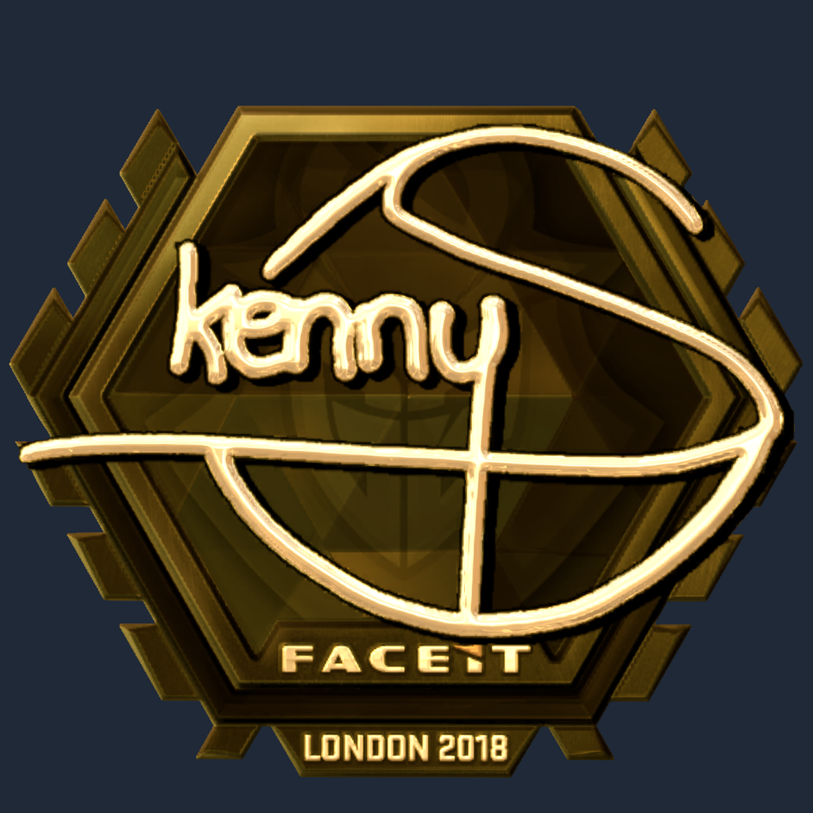 Sticker | kennyS (Gold) | London 2018 Screenshot