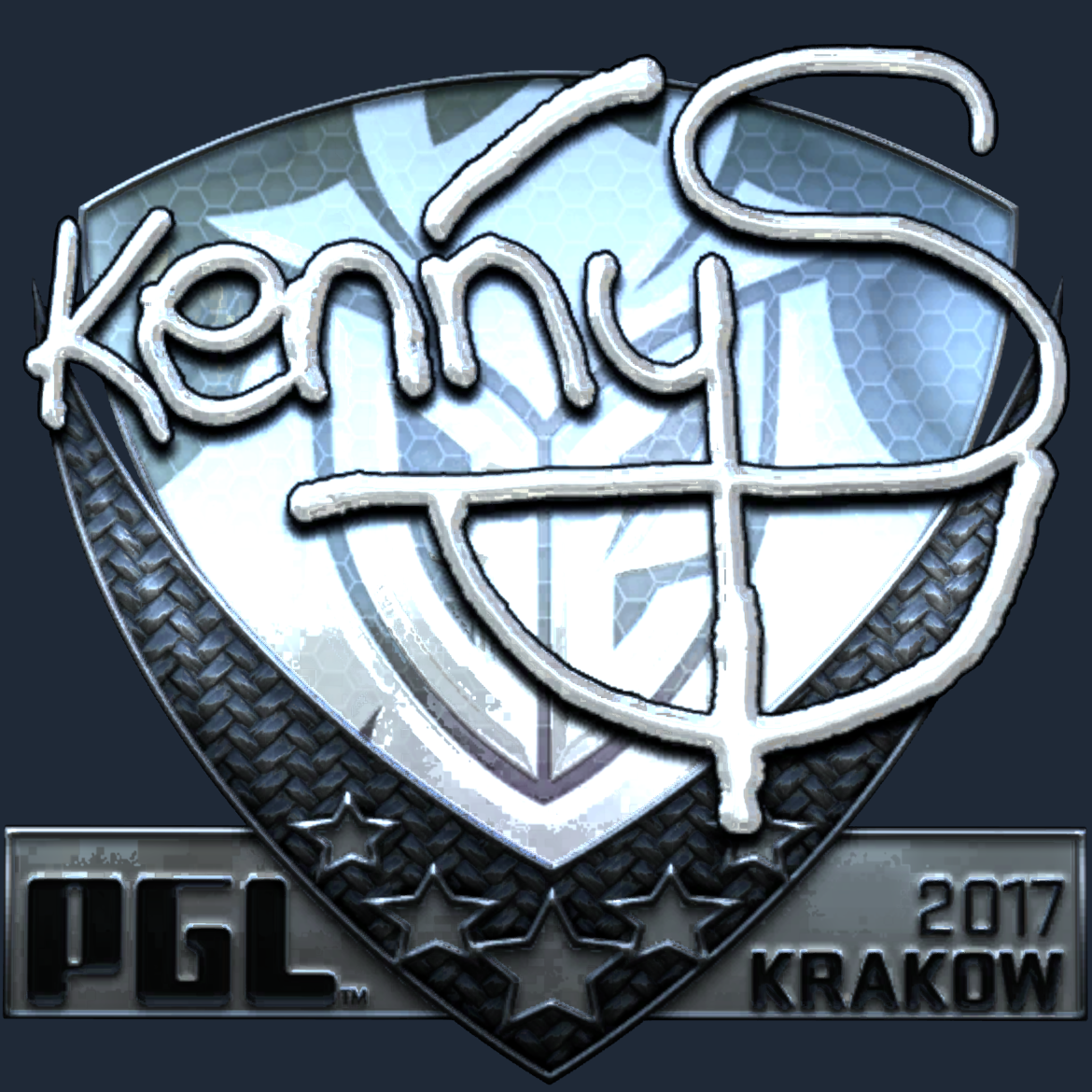 Sticker | kennyS (Foil) | Krakow 2017 Screenshot