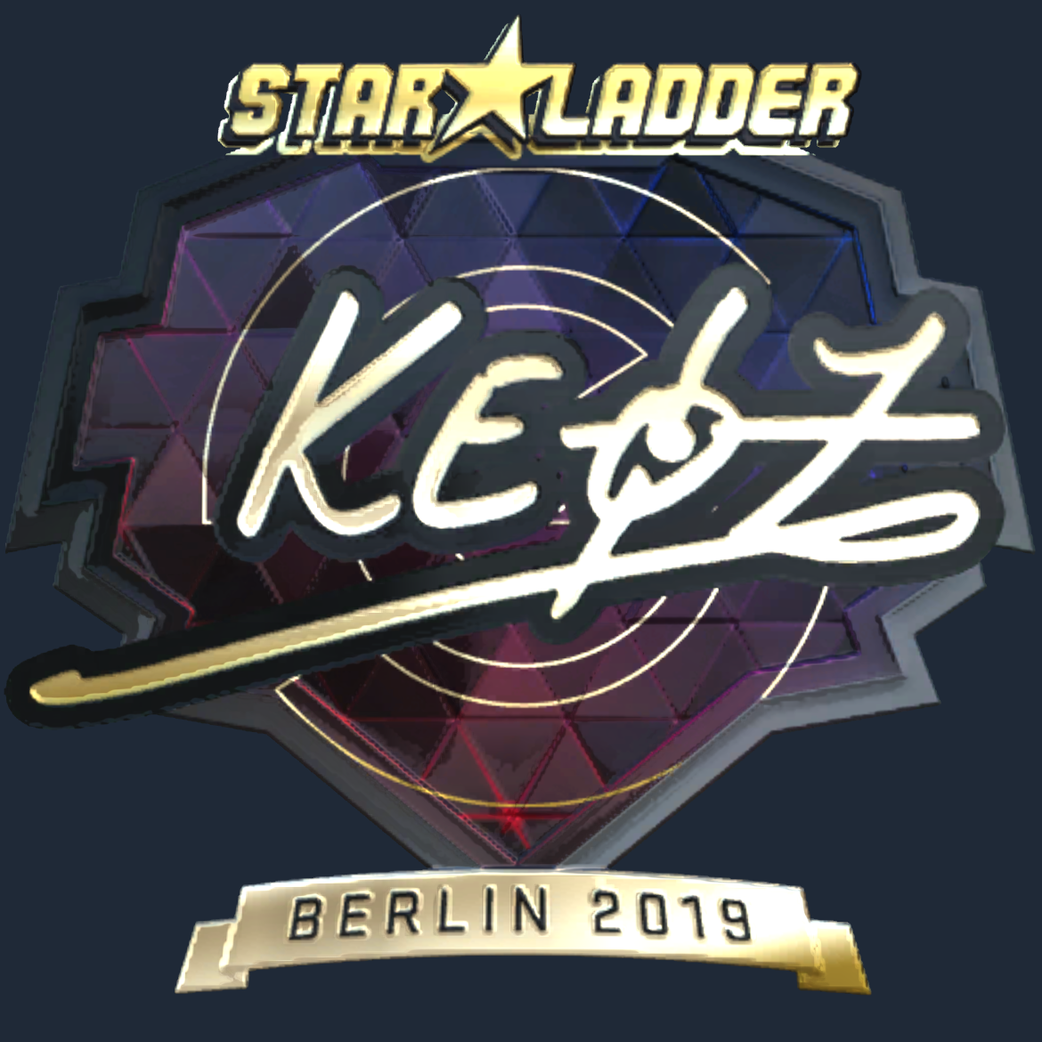 Sticker | Keoz (Gold) | Berlin 2019 Screenshot