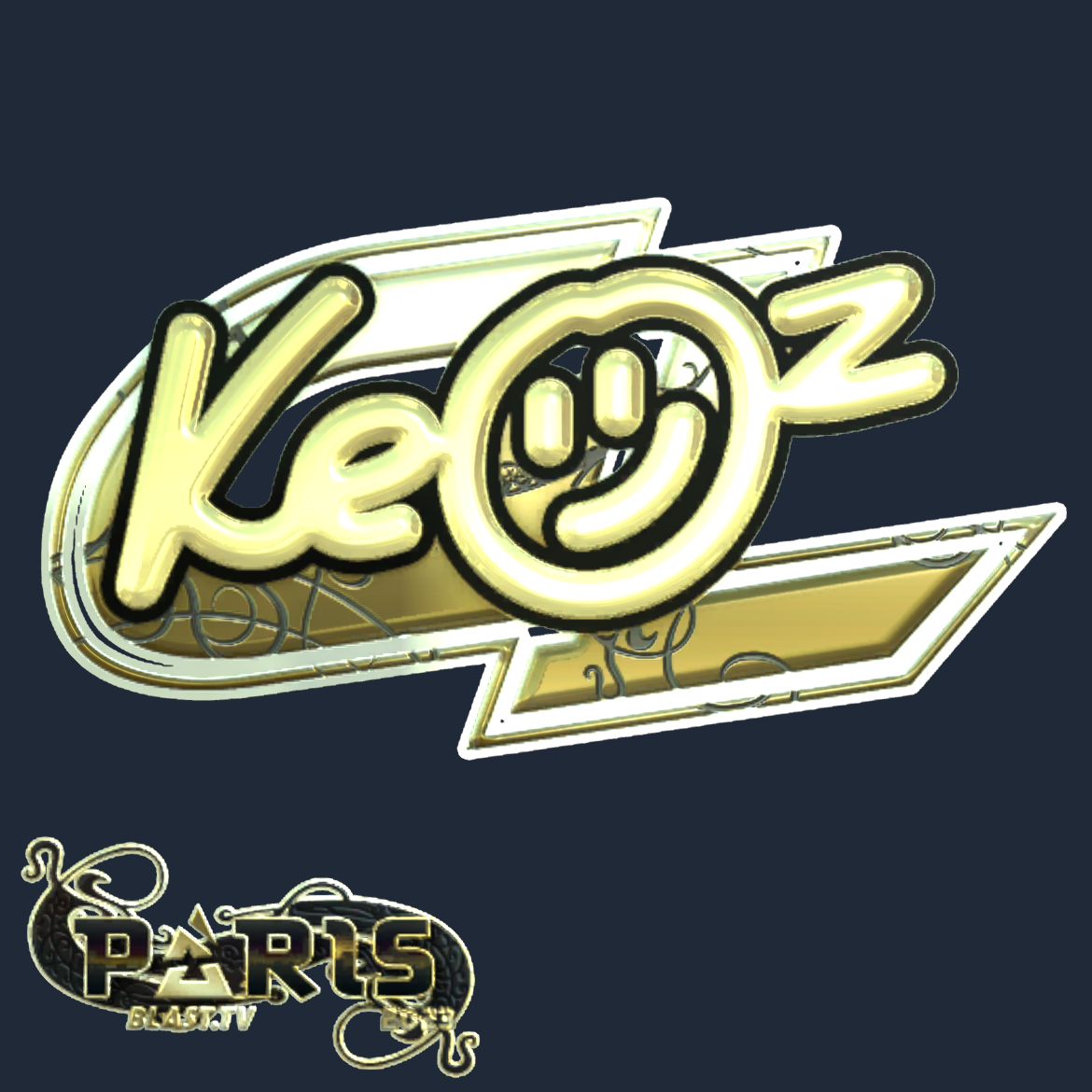 Sticker | Keoz (Gold) | Paris 2023 Screenshot