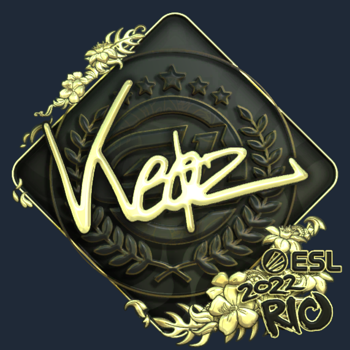 Sticker | Keoz (Gold) | Rio 2022 Screenshot