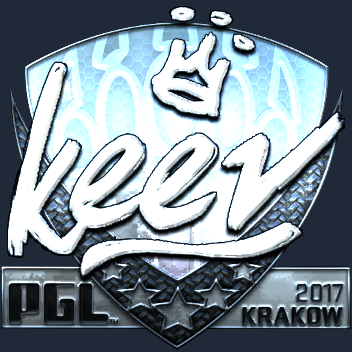 Sticker | keev (Foil) | Krakow 2017 Screenshot