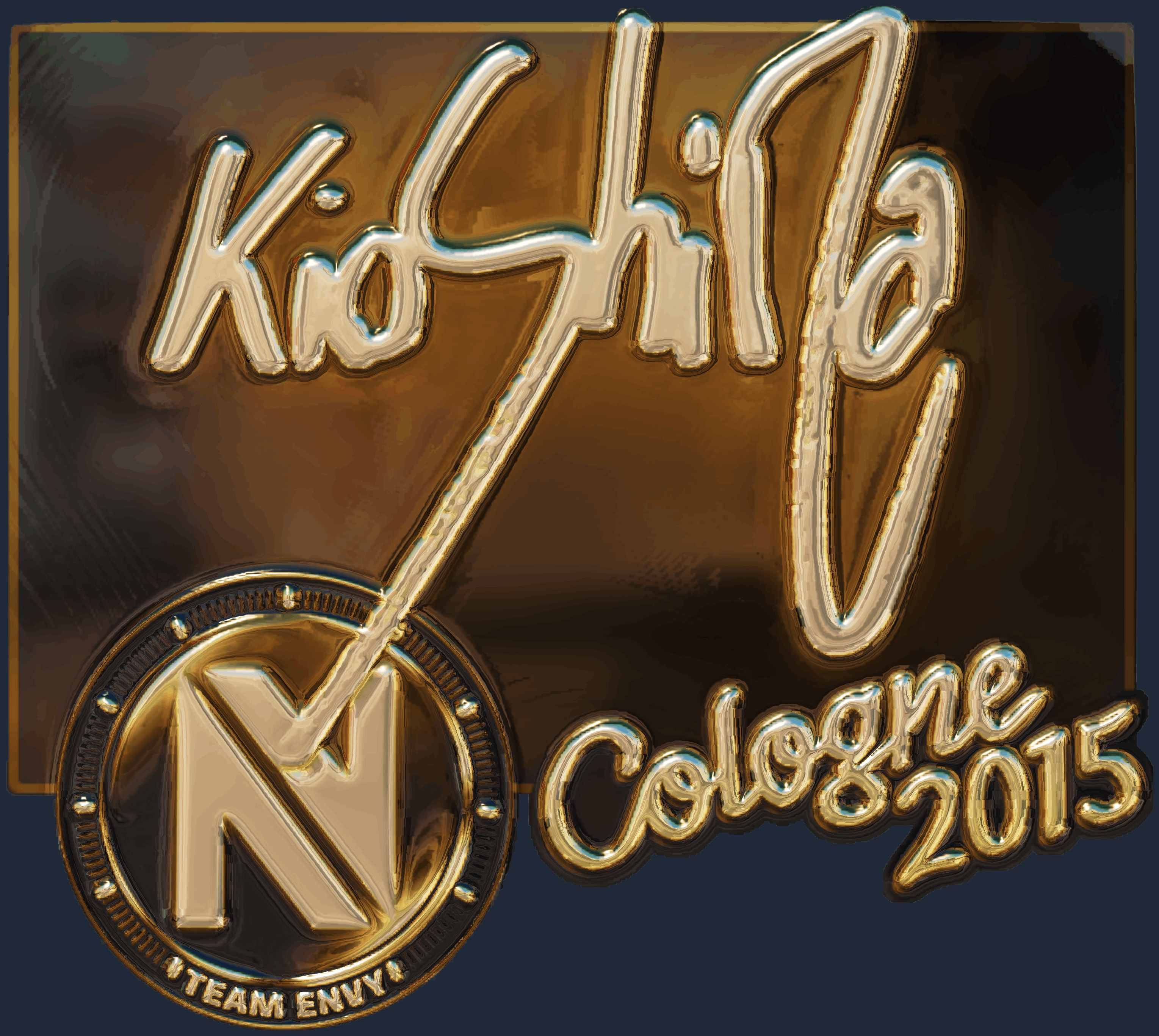 Sticker | kioShiMa (Gold) | Cologne 2015 Screenshot