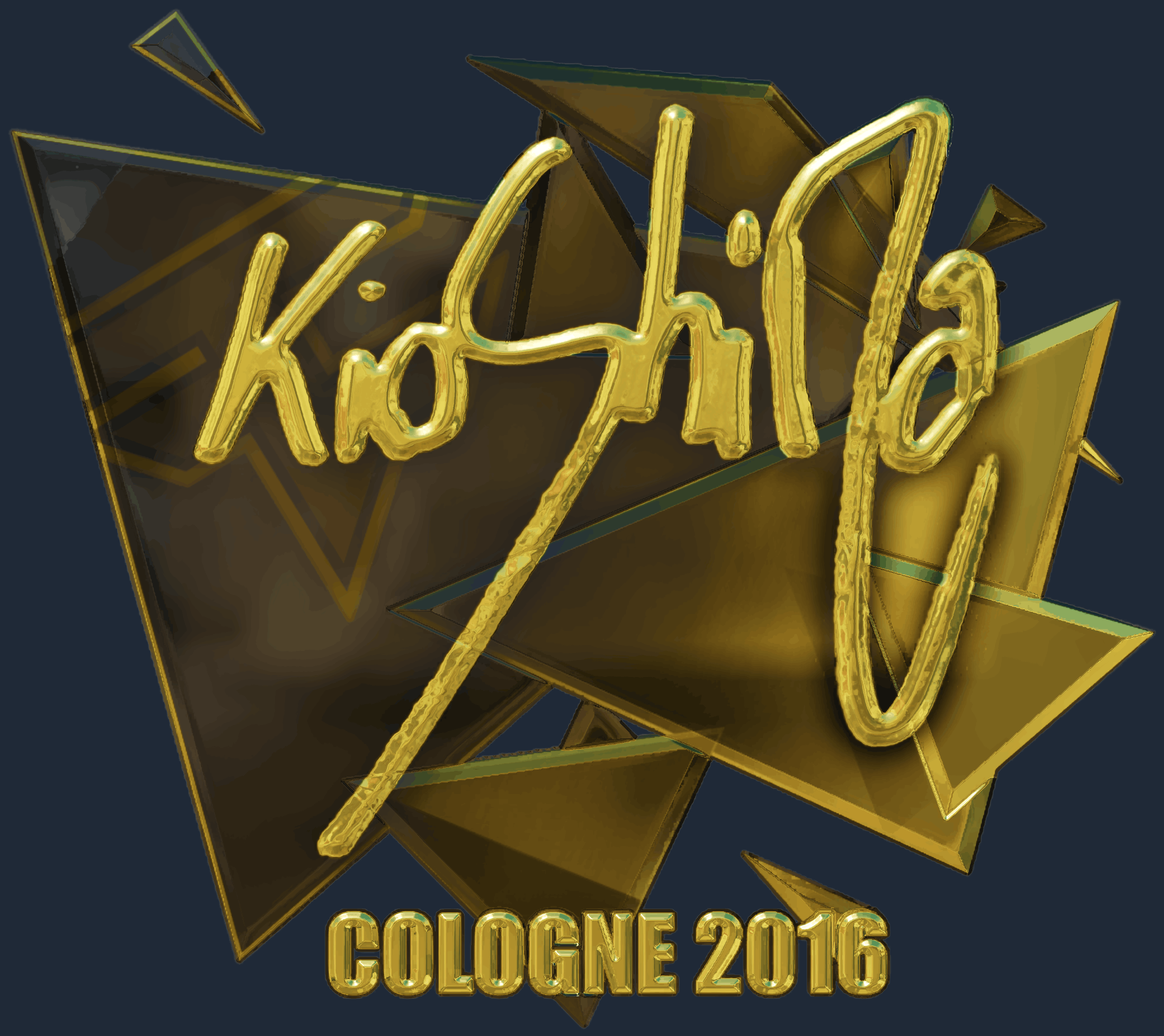 Sticker | kioShiMa (Gold) | Cologne 2016 Screenshot