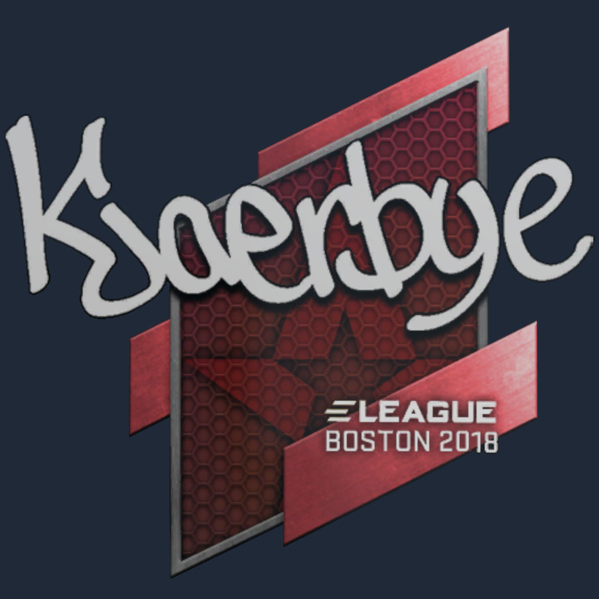 Sticker | Kjaerbye | Boston 2018 Screenshot