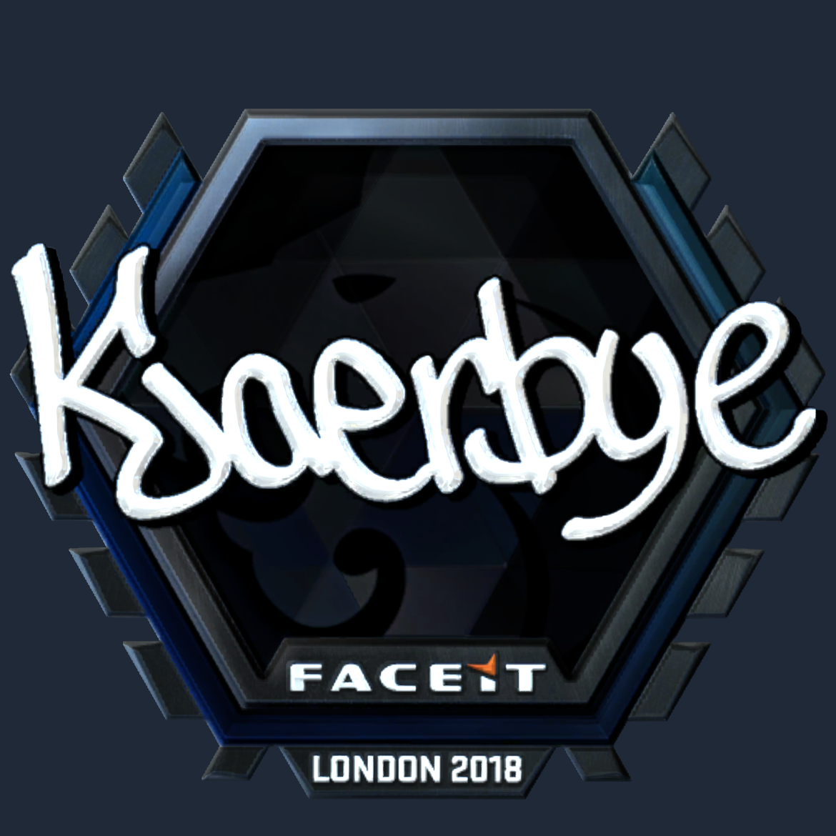Sticker | Kjaerbye (Foil) | London 2018 Screenshot