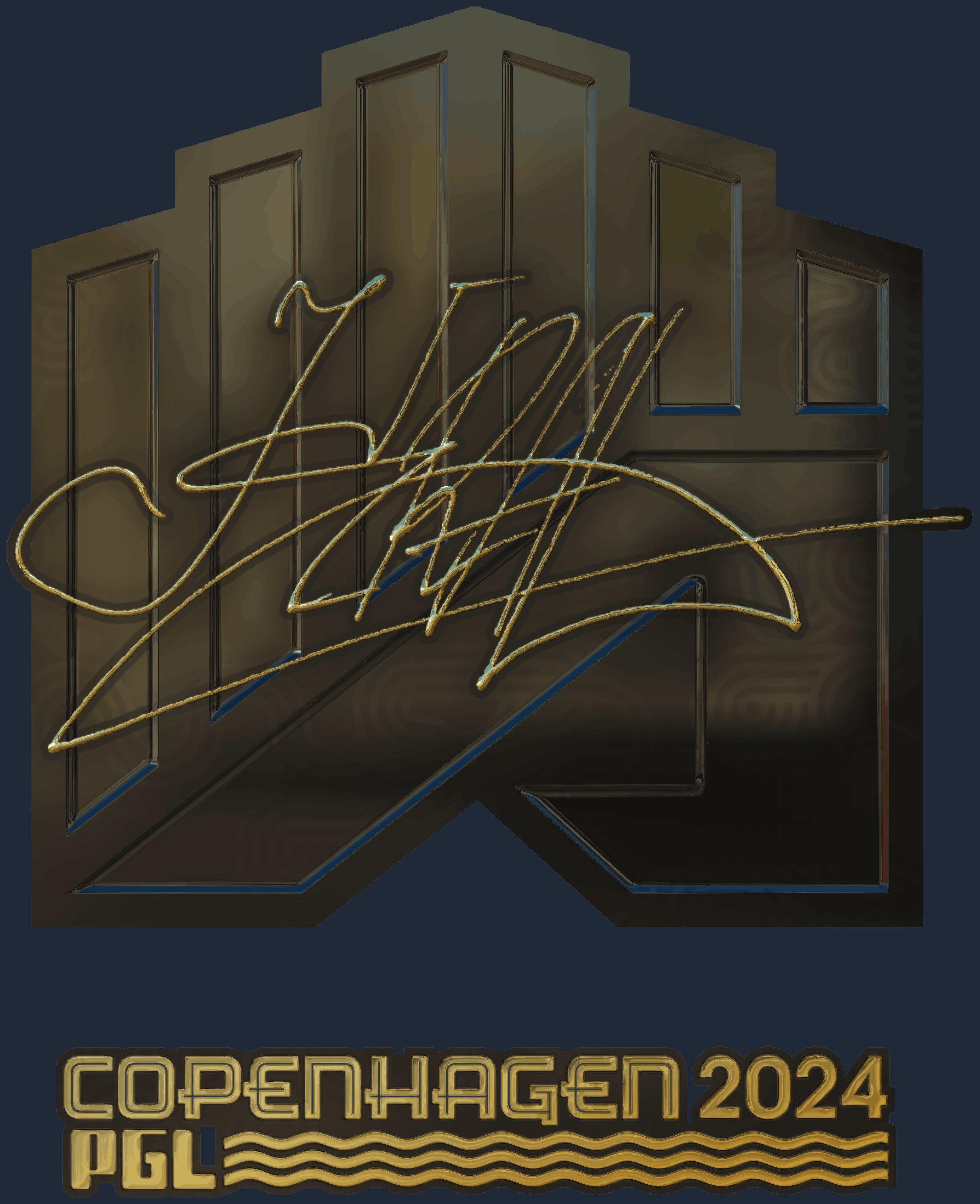Sticker | Krad (Gold) | Copenhagen 2024 Screenshot