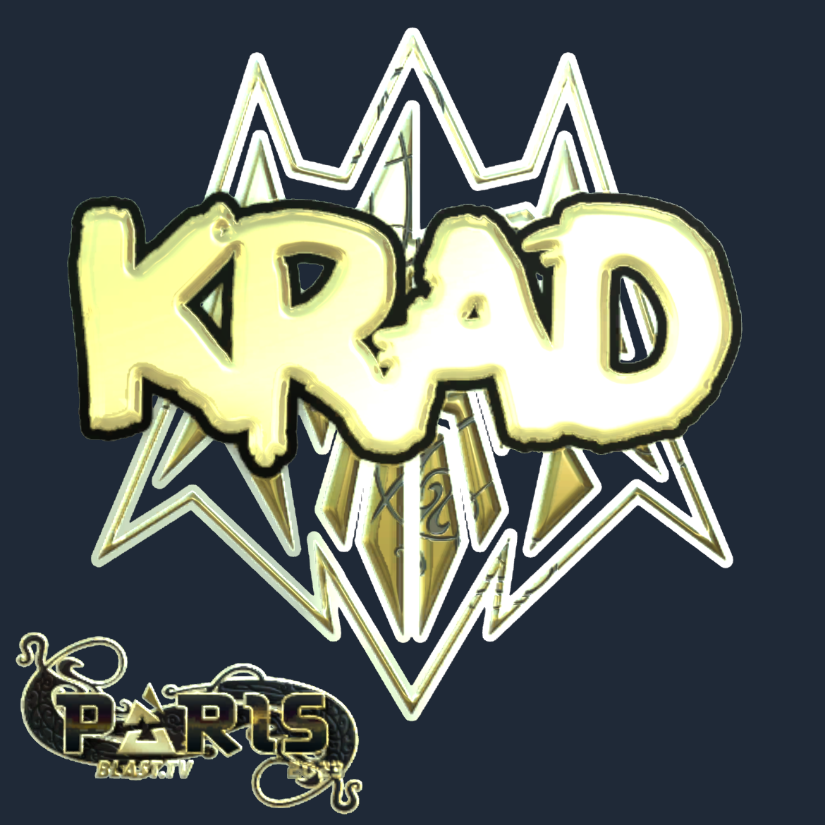 Sticker | Krad (Gold) | Paris 2023 Screenshot