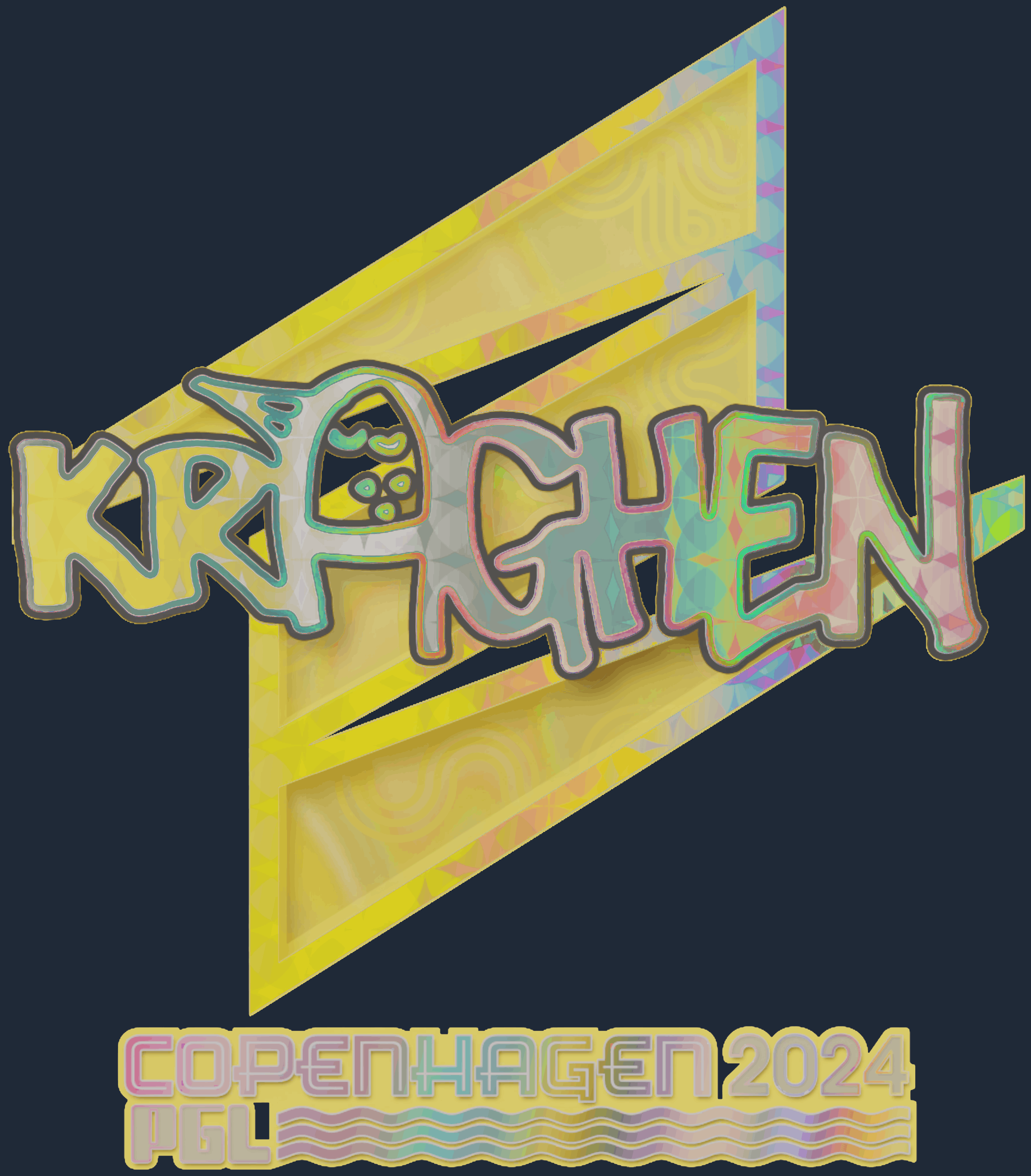Sticker | kraghen (Holo) | Copenhagen 2024 Screenshot