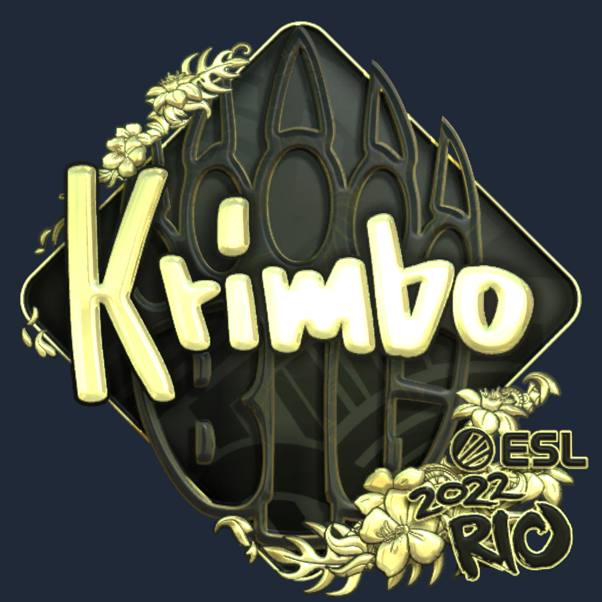 Sticker | Krimbo (Gold) | Rio 2022 Screenshot