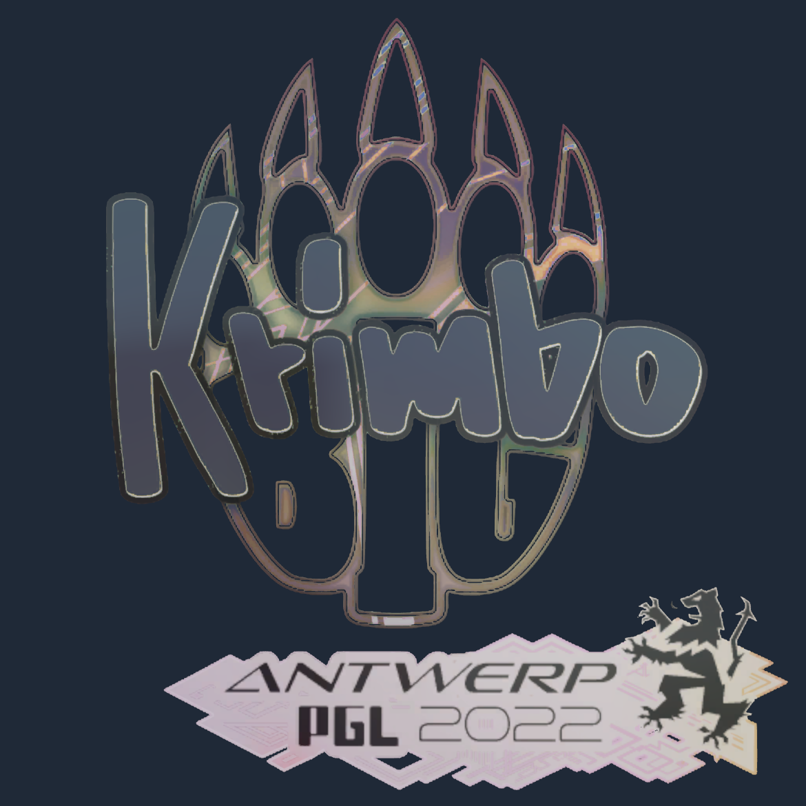 Sticker | Krimbo (Holo) | Antwerp 2022 Screenshot