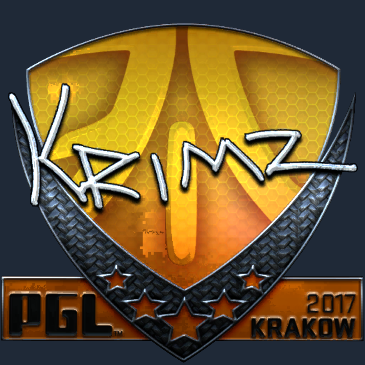 Sticker | KRIMZ (Foil) | Krakow 2017 Screenshot