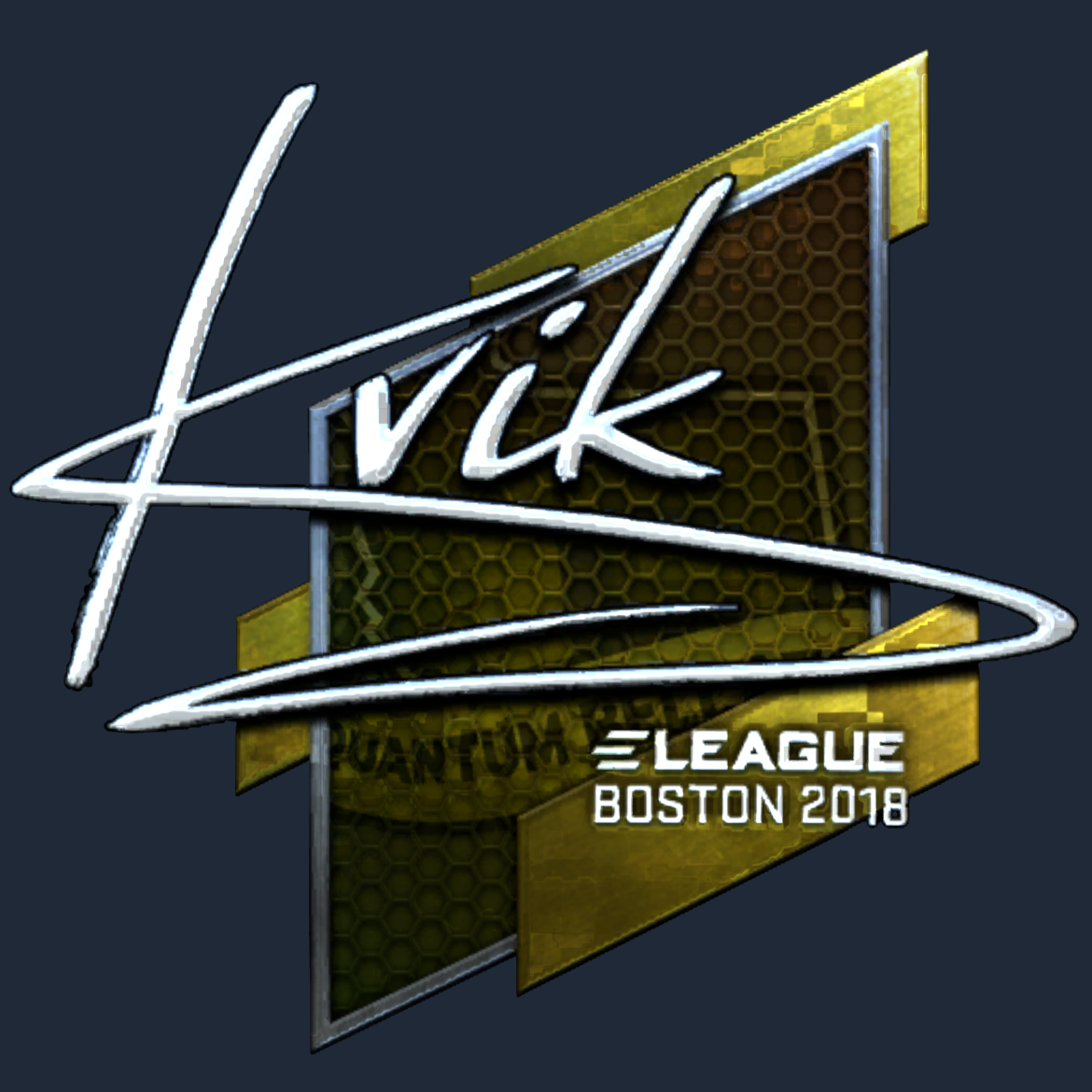 Sticker | Kvik (Foil) | Boston 2018 Screenshot