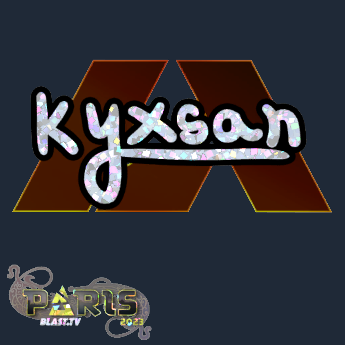 Sticker | kyxsan (Glitter) | Paris 2023 Screenshot