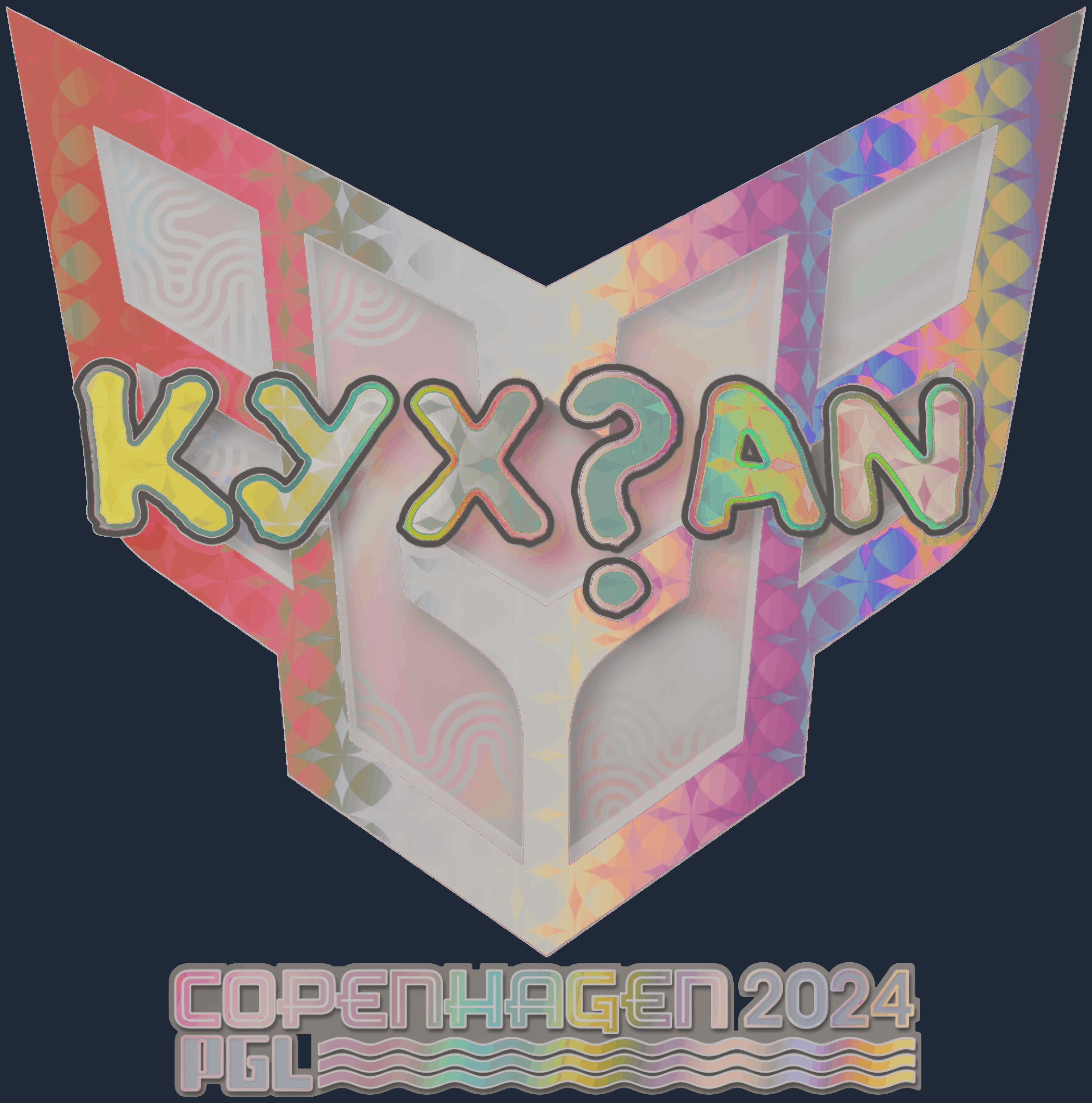 Sticker | kyxsan (Holo) | Copenhagen 2024 Screenshot