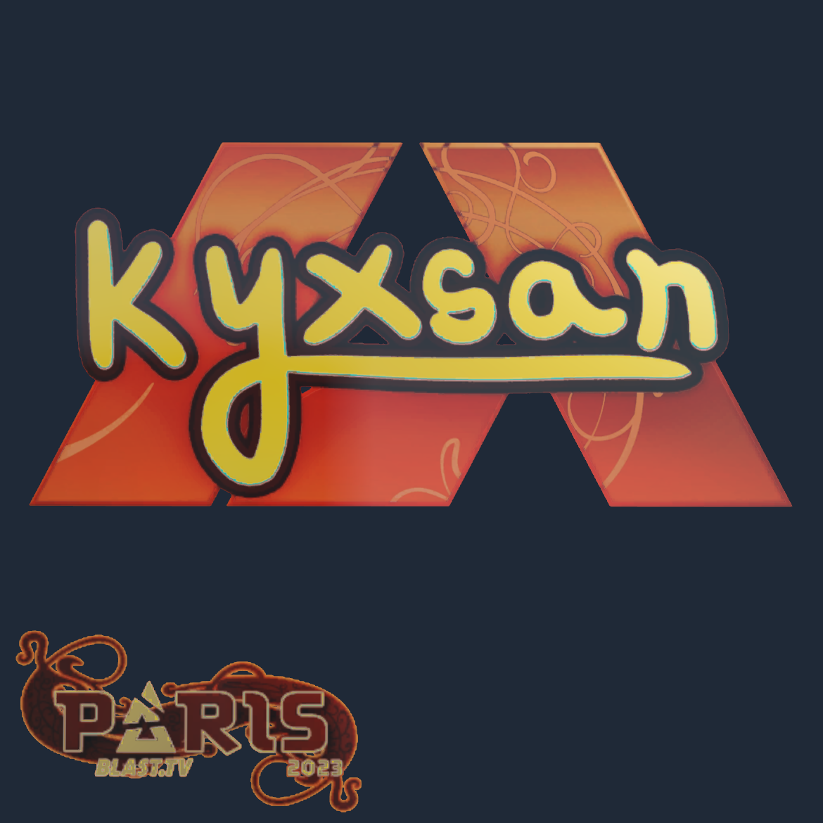 Sticker | kyxsan (Holo) | Paris 2023 Screenshot