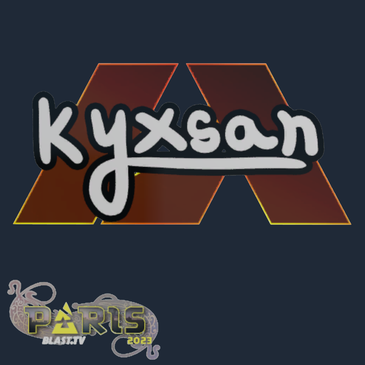 Sticker | kyxsan | Paris 2023 Screenshot