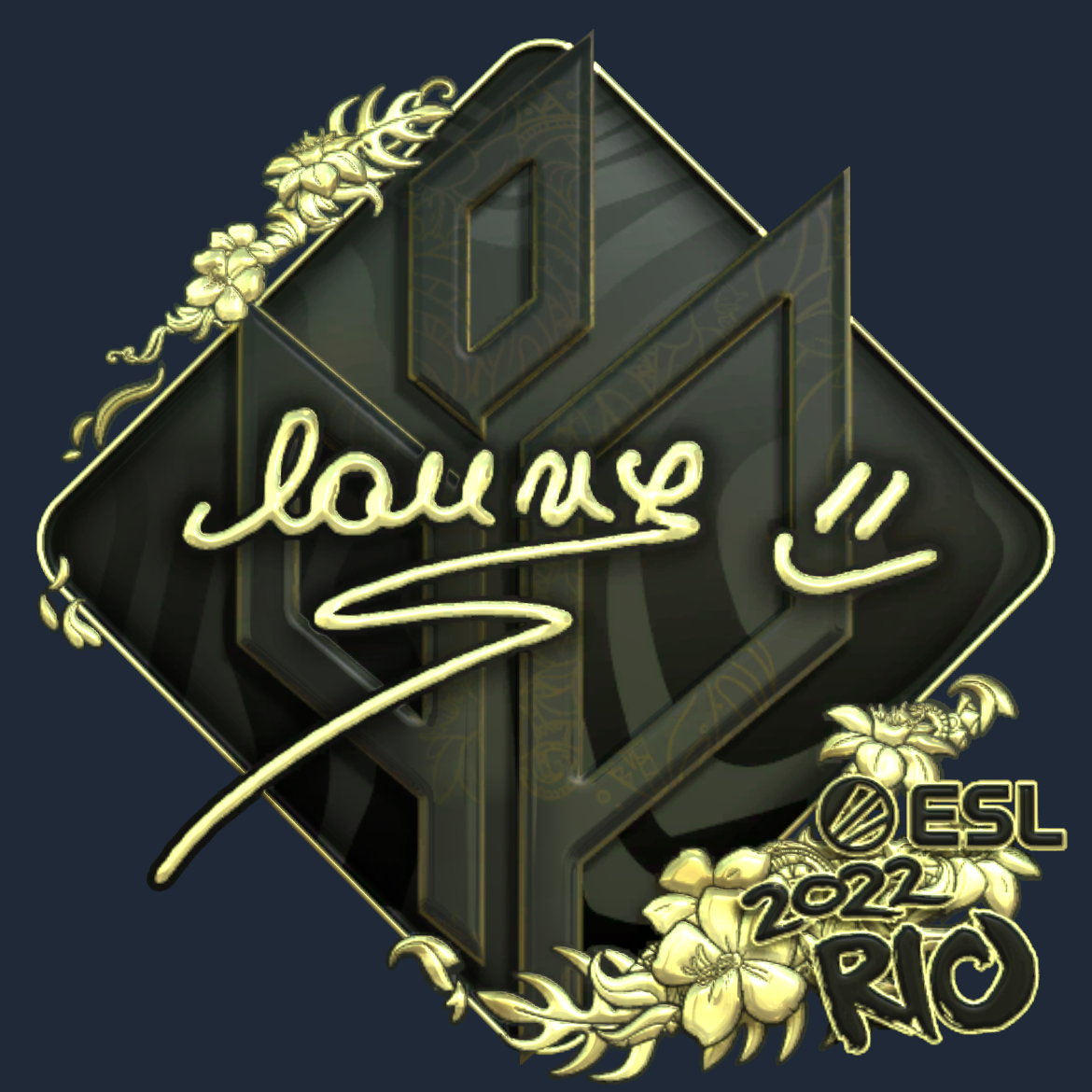 Sticker | lauNX (Gold) | Rio 2022 Screenshot