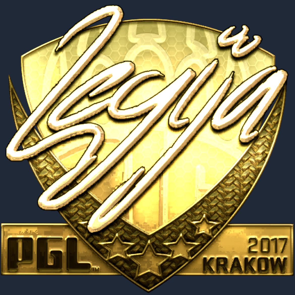 Sticker | LEGIJA (Gold) | Krakow 2017 Screenshot