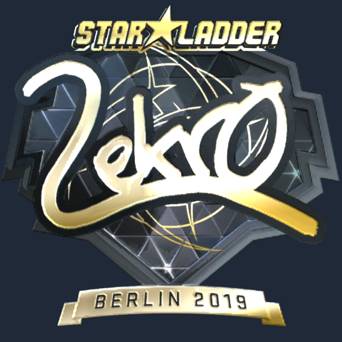 Sticker | Lekr0 (Gold) | Berlin 2019 Screenshot