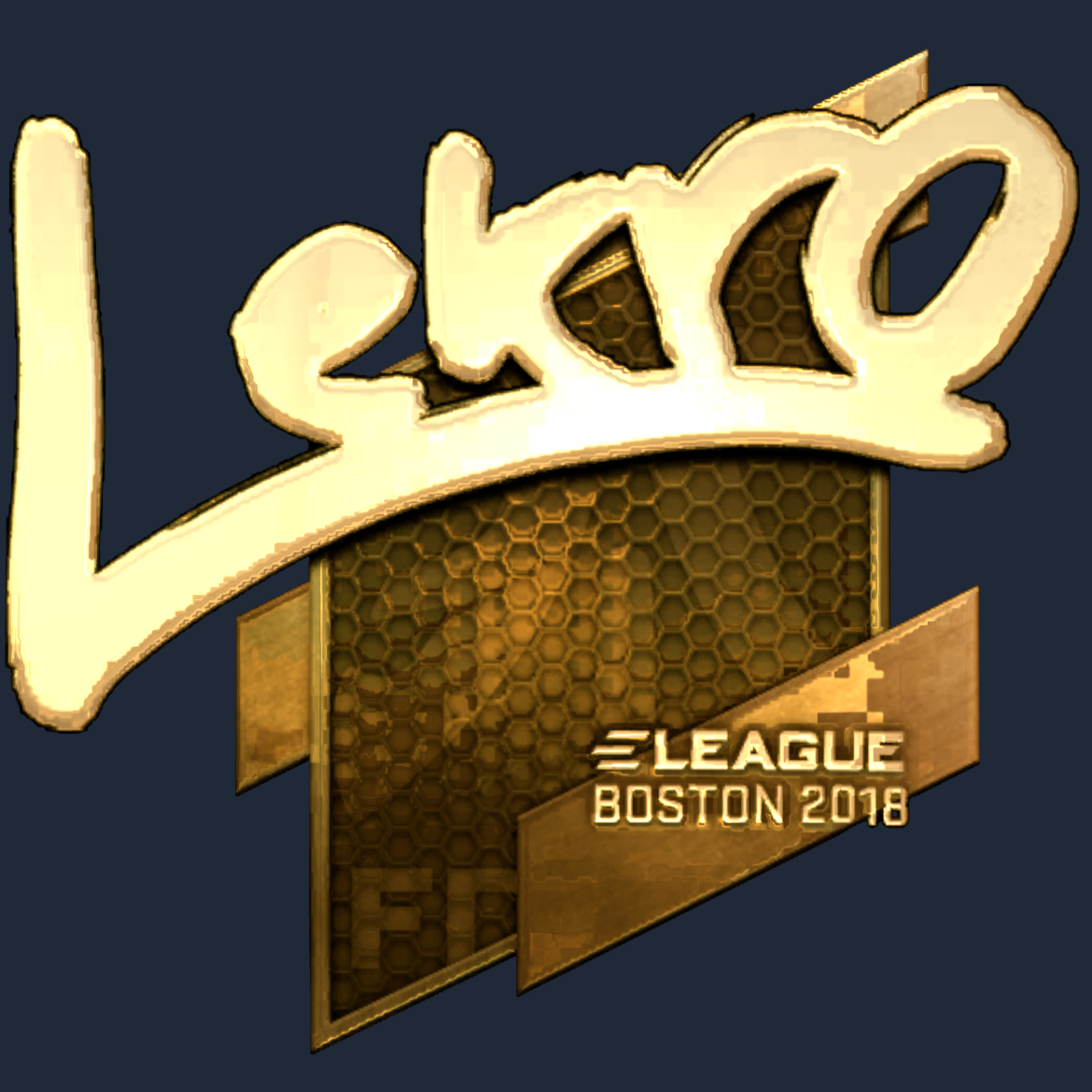 Sticker | Lekr0 (Gold) | Boston 2018 Screenshot