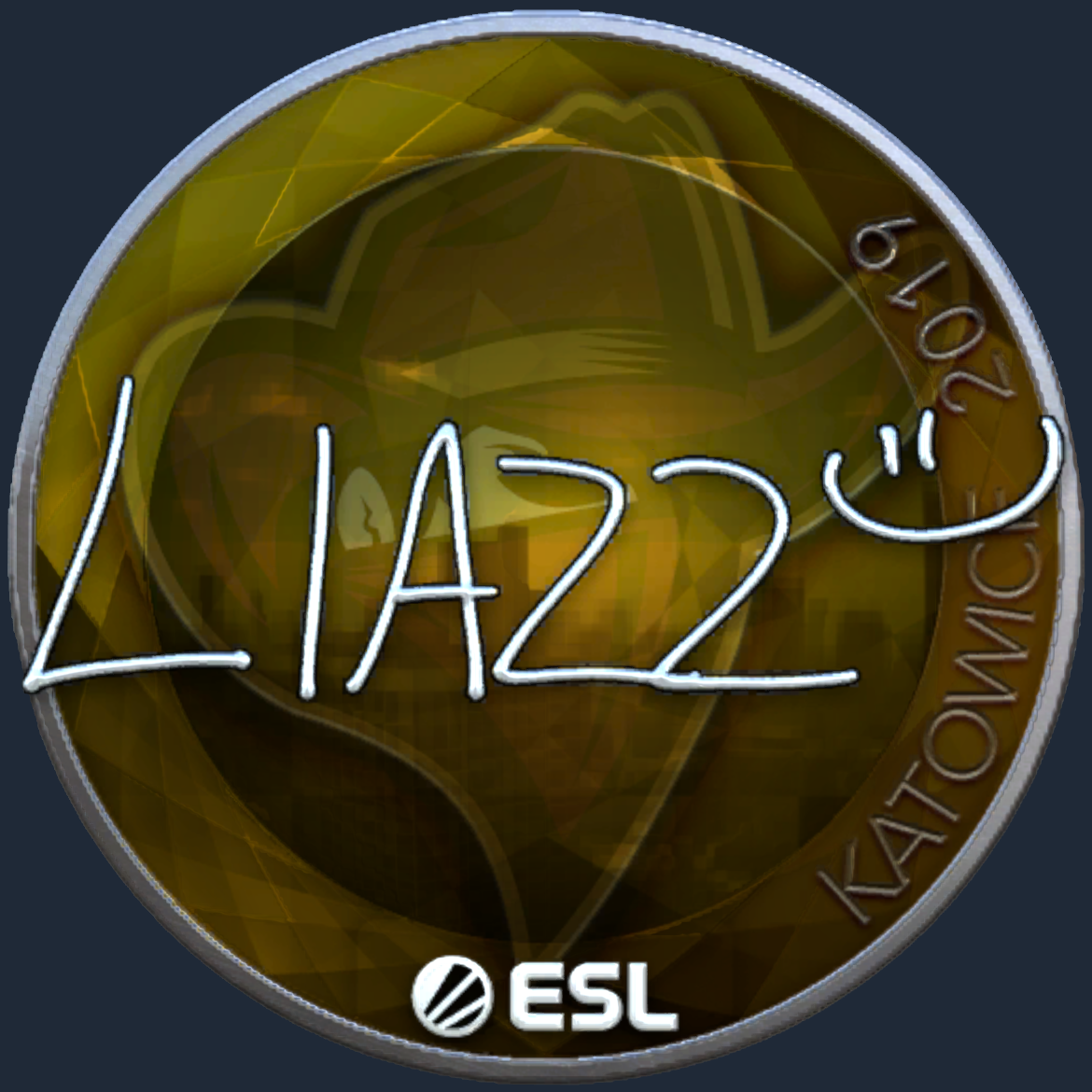 Sticker | Liazz (Foil) | Katowice 2019 Screenshot