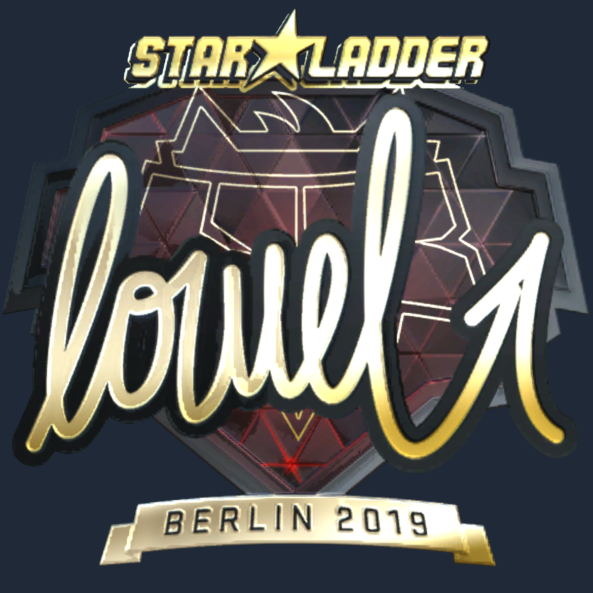 Sticker | loWel (Gold) | Berlin 2019 Screenshot