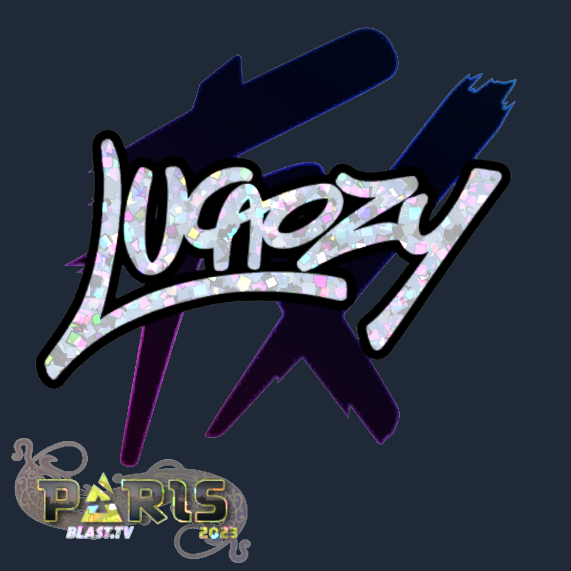 Sticker | Lucaozy (Glitter) | Paris 2023 Screenshot